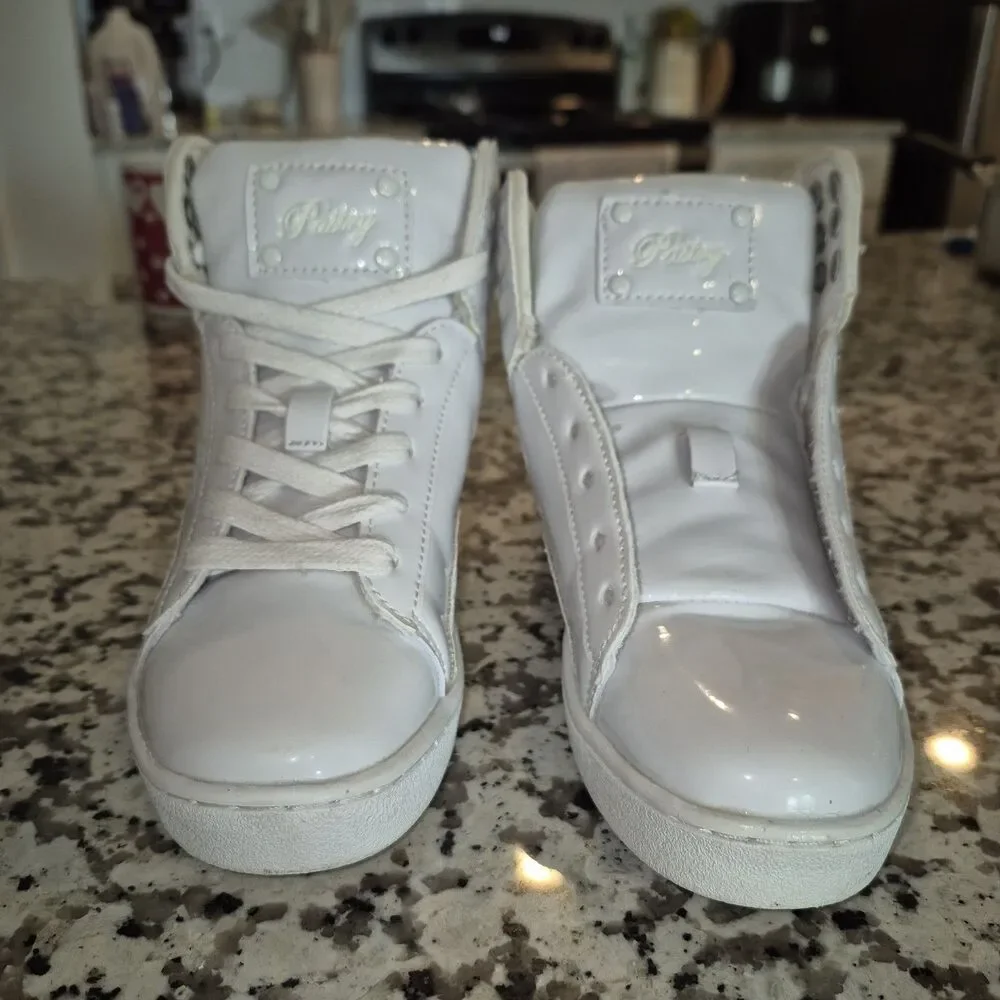 Pastry Pop Tart Glitter High-Top Sneaker Dance Shoes US Size 2M PK151005 Glitter